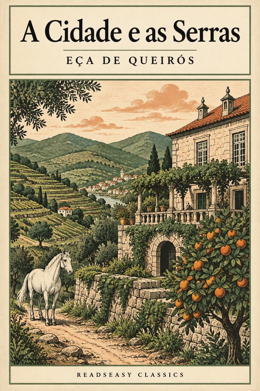 Cover of A Cidade e as Serras (B1 simplified edition)