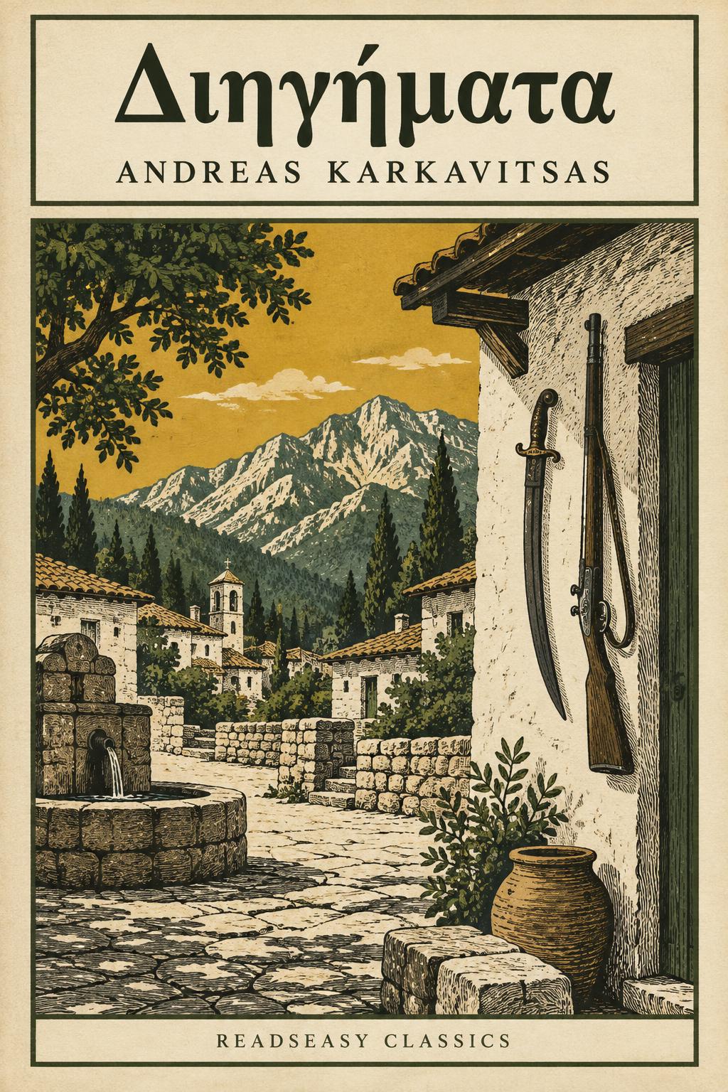Cover of Διηγήματα (B1 simplified edition)