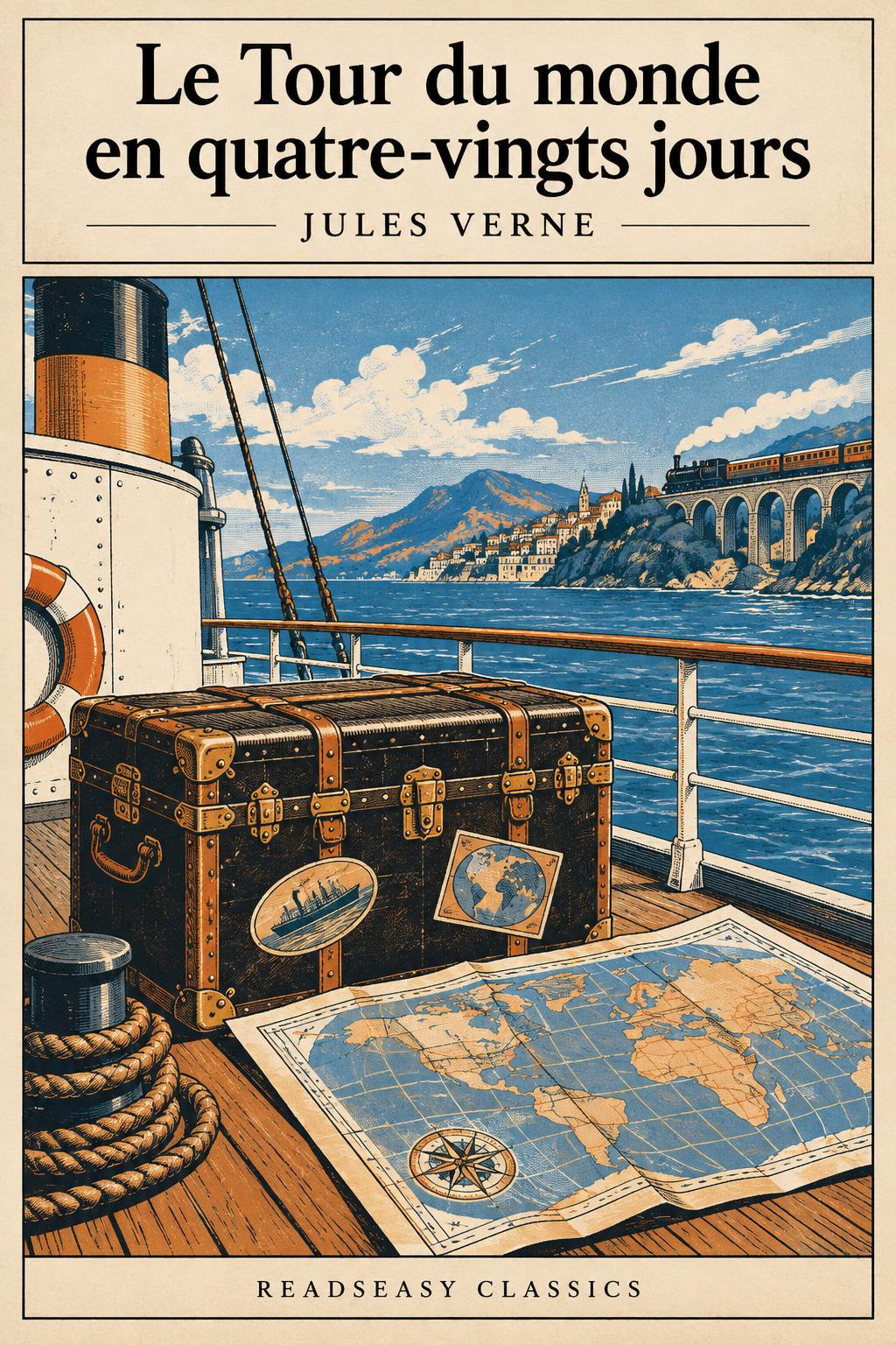 Cover of Le Tour du monde en quatre-vingts jours (B1 simplified edition)