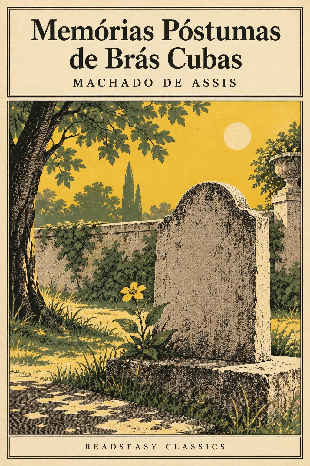 Cover of Memórias Póstumas de Brás Cubas (B1 simplified edition)