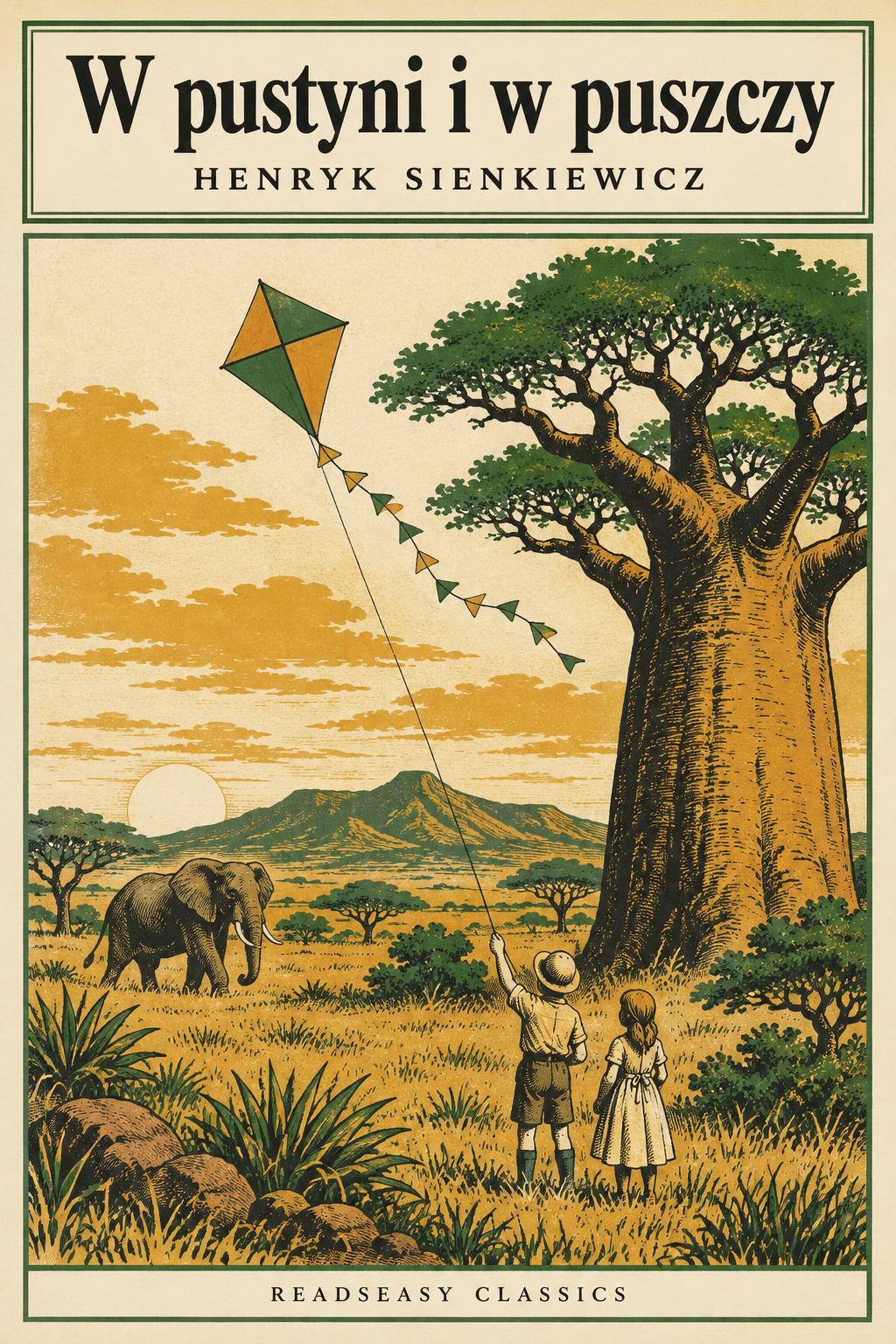 Cover of W pustyni i w puszczy (B1 simplified edition)